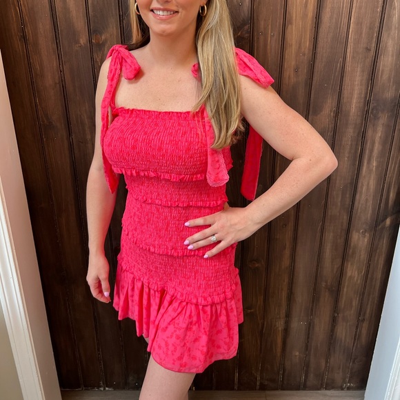 Ruffle Mini Dress - Picture 1 of 5